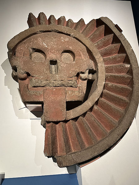 古代メキシコ展 死のディスク石彫