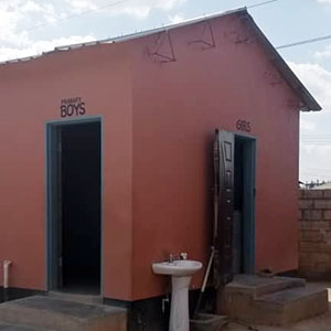 school WASH facilities in Zambia
